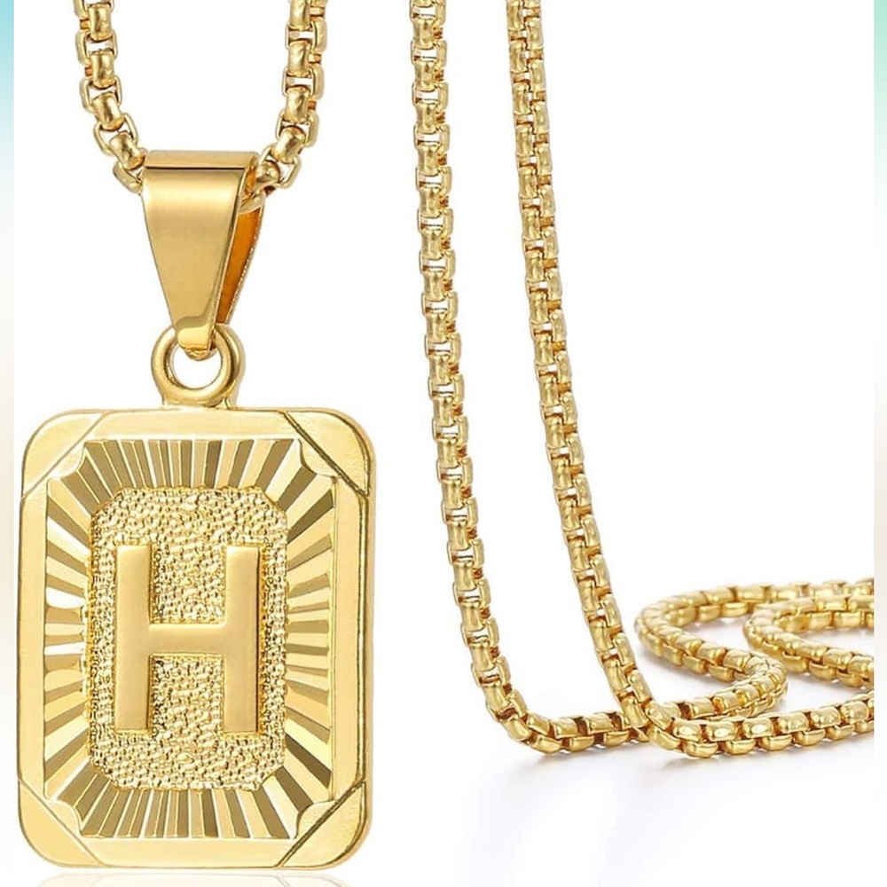 FINAL SALE✨

Joycuff Gold Pendant Necklace with Initial 'H'